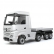 Акумулаторен камион Mercedes ACTROS Licensed 4X4 с ремарке 2X12V батерия, с меки гуми и кожена седалка 1